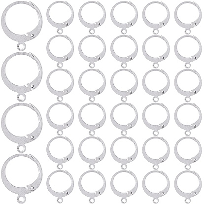 304 из нержавеющей стали выводы Leverback серьги, с петлей