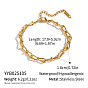 304 bracelets de chaîne à maillons en acier inoxydable pour femmes