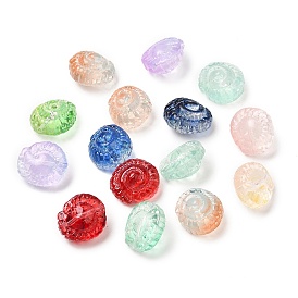 Transparent Glass Beads, Conch