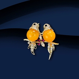 Броши из сплава сорока со стразами для одежды рюкзака