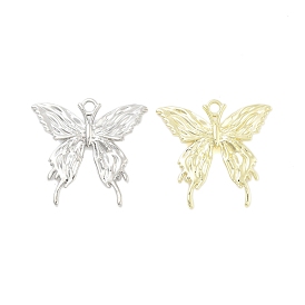 Rack Plating Alloy Pendants, Butterfly