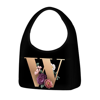 Мешочки из плюша и полиэстера с цветочным принтом и буквами, женская сумка через плечо