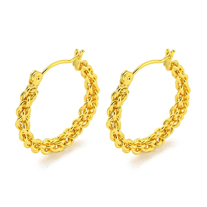 304 Stainless Steel Earrings, Round
