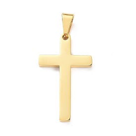 304 Stainless Steel Pendants, Cross