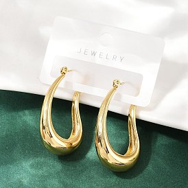 304 серьги-кольца из нержавеющей стали, U-образный