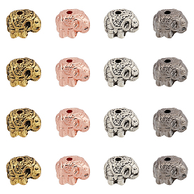 Tibetan Style Alloy Beads, Elephant