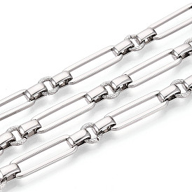 Латунные овальные звенья цепи, несварные, с катушкой