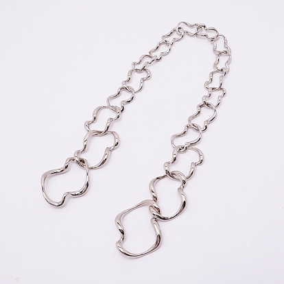 Zinc Alloy Curb Chain Bag Tape, Bag Replacement Accessories, Cadmium Free & Lead Free