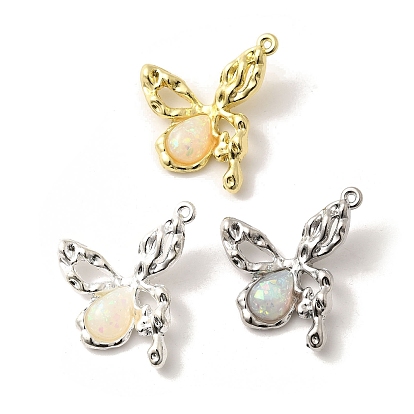 Подвески из смолы, бабочка, со сплавочной фурнитурой, стойки покрытие, без свинца, без кадмии и без никеля