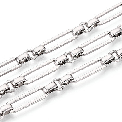 Латунные овальные звенья цепи, несварные, с катушкой