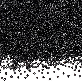 100g 12/0 rocailles de verre, couleurs opaques lustered, ronde