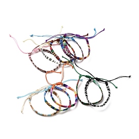 Cotton Ethnic Tribal Braided Bracelet, Boho Wristbands for Women