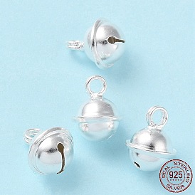 925 Sterling Silver Pendants, Bell Charms