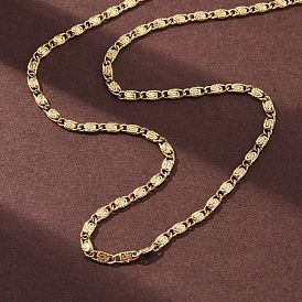 304 из нержавеющей стали lumachina цепи ожерелья, ионное покрытие (ip)