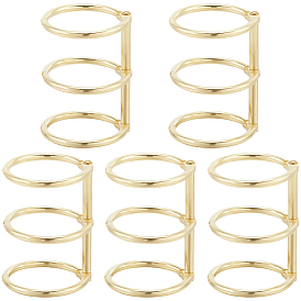 3-кольца для железных книг-переплетов с отрывными листами на петлях