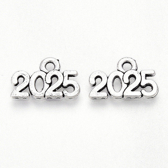 Подвески из сплава в тибетском стиле, без кадмия и без свинца, число 2025