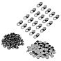Alloy Boot Lace Hooks For Climbing and Outdoor Shoes, with Rivets