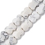 Synthetic Howlite Beads Strands, Bowknot