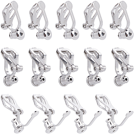 24 латунные серьги-клипсы