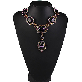 Fashionable Diamond-studded Necklace for Versatile Clothing Accessories