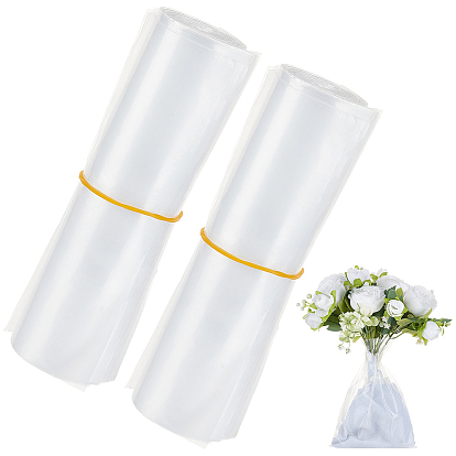 Пластиковые пакеты для сохранения свежести букета, свежие цветочные мешочки с водой, прямоугольные