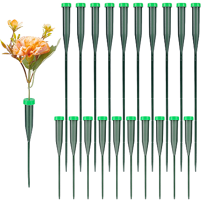 100 шт. 2 стили пластиковые раздвижные стержневые трубки для воды с крышками, для цветочных композиций