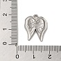 304 Stainless Steel Pendants, Wing Charms