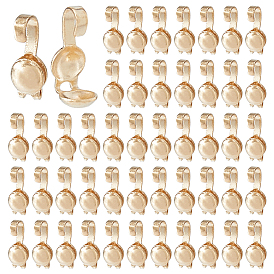 Brass Cord Ends, Round