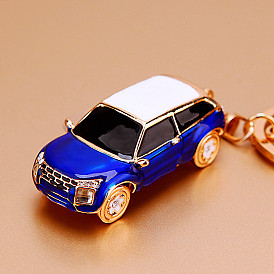 Cute Creative Metal Keychain for Land Rover Model Car - Gift, Keyring