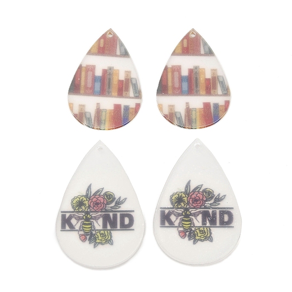 Акриловые подвески, слеза