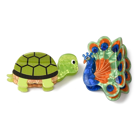 Акриловые коготь заколки, с железом