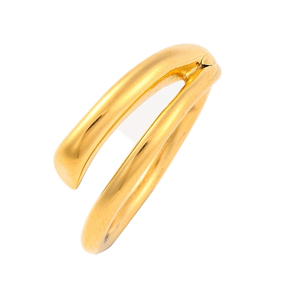 Ионное покрытие (IP) 304 кольца на палец из нержавеющей стали для женщин