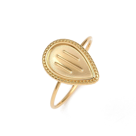 Каплевидные 304 компоненты манжетного кольца из нержавеющей стали, настройка кольца колодки, ионное покрытие (ip)