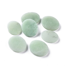 Natural Green Aventurine Cabochons, Oval