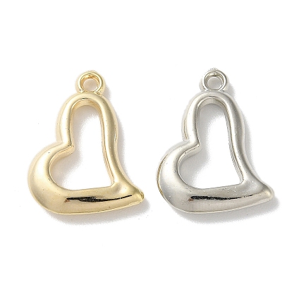 Пластмассовые подвески ccb, сердце прелести