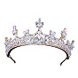 Crystal Princess Crown with Alloy Inlaid Rhinestones - Wedding Bridal Accessories