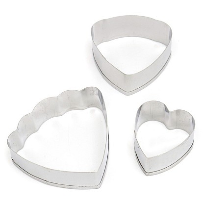304 Stainless Steel Cookie Cutters, Cookies Moulds, DIY Biscuit Baking Tool, Heart and Petal