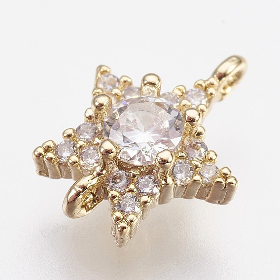 Латунные микро проложить кубических ссылки циркония, звезда