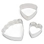 304 Stainless Steel Cookie Cutters, Cookies Moulds, DIY Biscuit Baking Tool, Heart and Petal