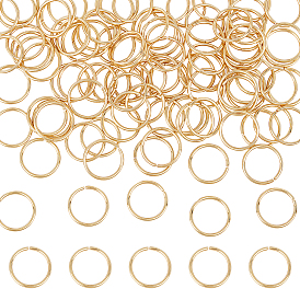 100 шт. 304 соединительные кольца из нержавеющей стали, открытые кольца прыжок