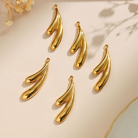 304 подвески из нержавеющей стали, очарование слезы