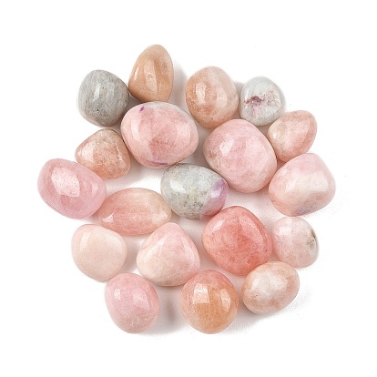 Натуральные розовые бусины из морганита, обваленные камни, нет отверстий / незавершенного, самородки