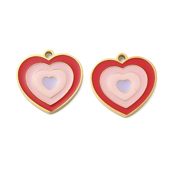 304 нержавеющей стальной эмали подвески, сердце, ионное покрытие (ip)