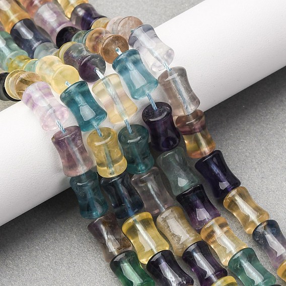 Природных красочные флюорита бисер нитей, бамбук совместное