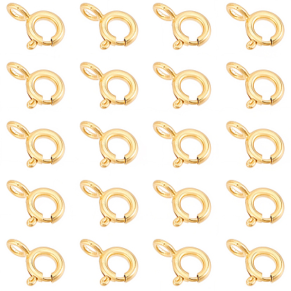 20шт. латунные пружинные застежки-кольца