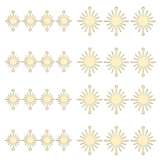 70 шт. 2 стили латунные соединители Sun Link, долговечный