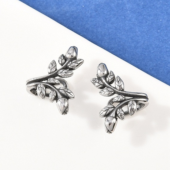 Лист 316 серьги из нержавеющей стали, не прокалывающие хрящ, клипсы на кольца в носу