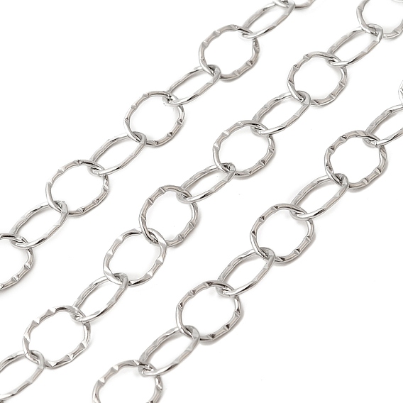 304 Цепи из текстурированной нержавеющей стали с кольцами, пайки, с катушкой