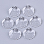 Transparent Acrylic Pendants, Faceted, Shell Shape