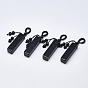 Gemstone Big Pendants, with Braided Nylon Cord, Cuboid